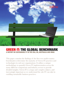 GREEN IT: THE GLOBAL BENCHMARK