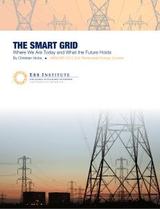 THE SMART GRID By Christian Hicks