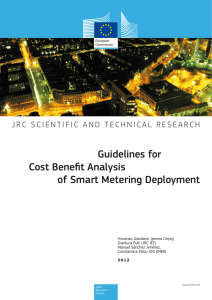 Guidelines for Cost Benefit Analysis of Smart Metering Deployment