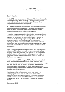 Dear Mr Wakeford June’s letter