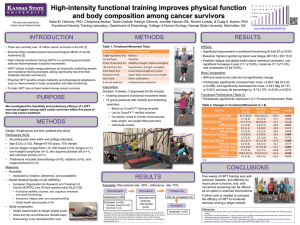 High-intensity functional training improves physical function