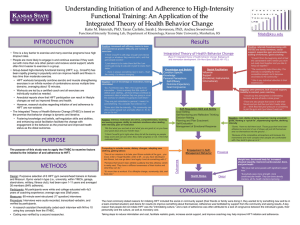 Understanding Initiation of and Adherence to High-Intensity