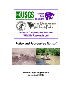 Policy and Procedures Manual Modified by Craig Paukert September 2008