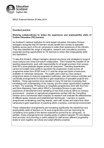 SRUC External Review 30 May 2014 Excellent practice