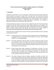 K-State Faculty Salary Data Analysis by College, Department, and Discipline