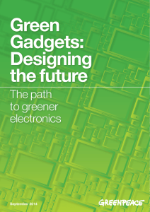 Green Gadgets: Designing the future