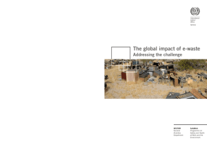 The global impact of e-waste Addressing the challenge