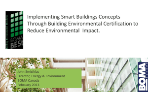 Implementing Smart Buildings Concepts Through Building Environmental Certification to