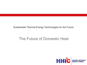 The Future of Domestic Heat