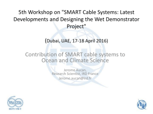 5th Workshop on &#34;SMART Cable Systems: Latest Project&#34;