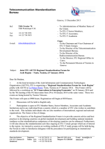 Telecommunication Standardization Bureau