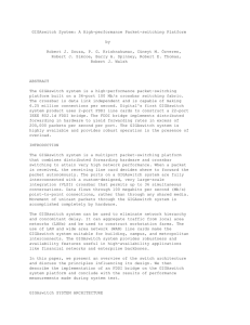 GIGAswitch System: A High-performance Packet-switching Platform by
