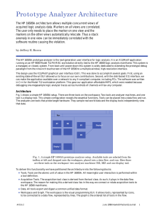 Prototype Analyzer Architecture