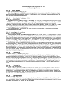 English Department Course Descriptions - Fall 2012 www.ksu.edu/english/courses  ENGL 030