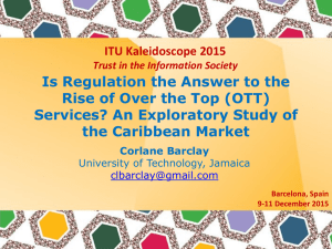 Is Regulation the Answer to the Services? An Exploratory Study of