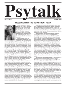 Psytalk Vol. 11, No. 1 October 2003