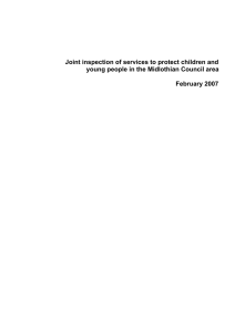 Joint inspection of services to protect children and  February 2007