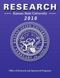 R E S E A R C H Kansas State University