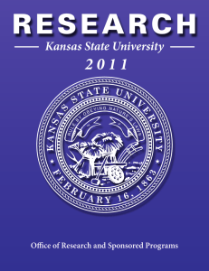 R E S E A R C H Kansas State University