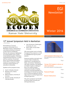 EGI Newsletter Winter 2016 13