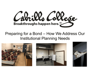 – How We Address Our Preparing for a Bond Institutional Planning Needs