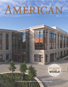 merican A The new School of International  Service building opens