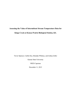 Assessing the Value of Intermittent Stream Temperature Data for