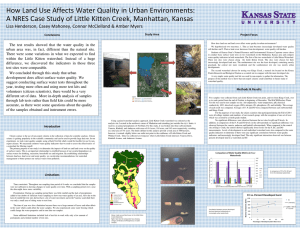 How Land Use Affects Water Quality in Urban Environments: