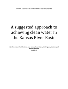 A suggested approach to achieving clean water in the Kansas River Basin