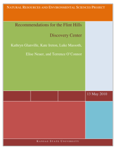 Recommendations for the Flint Hills Discovery Center N R