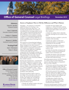 Office of General Counsel Legal Briefings Attorneys