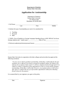 Application for Assistantship