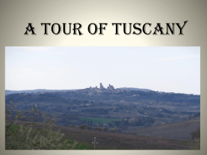 A Tour of Tuscany