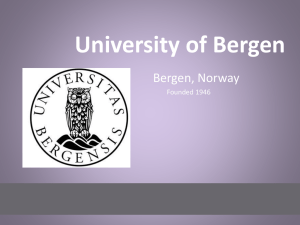 University of Bergen Bergen, Norway Founded 1946