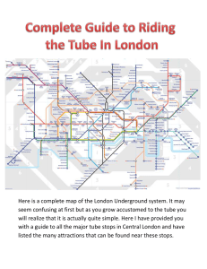 Here is a complete map of the London Underground system.... seem confusing at first but as you grow accustomed to...