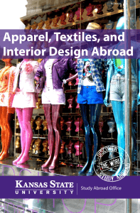 Apparel, Textiles, and Interior Design Abroad f Study Abroad Of ice