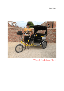 World Rickshaw Taxi Luke Parry