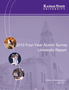 2010 Four-Year Alumni Survey University Report Office of Assessment July 2011