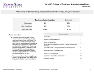 2014-15 College of Business Administration Report Business Administration University