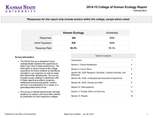 2014-15 College of Human Ecology Report Human Ecology University