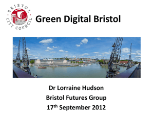 Green Digital Bristol Dr Lorraine Hudson Bristol Futures Group 17
