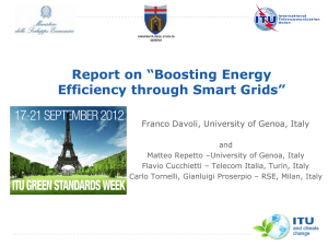 Report on “Boosting Energy Efficiency through Smart Grids”