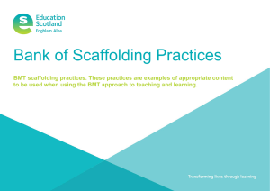 Bank of Scaffolding Practices