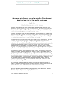 Stress analysis and modal analysis of the largest Martin Stief