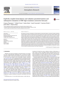 Explicitly-coupled cloud physics and radiation parameterizations and