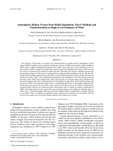 Atmospheric Motion Vectors from Model Simulations. Part I: Methods and