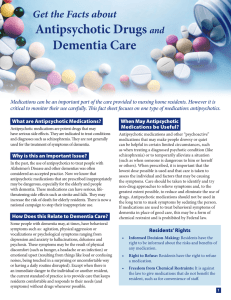 Antipsychotic Drugs  Dementia Care Get the Facts about