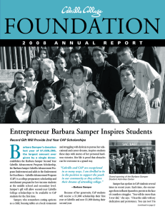 foundation B Entrepreneur Barbara Samper Inspires Students 2 0 0 8