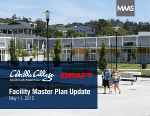 Facility Master Plan Update DRAFT May 11, 2015 Breakthroughs happen here.