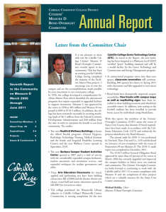 Annual Report  Letter from the Committee Chair C